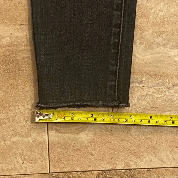 Seven7 Jeans Women’s Mid-Rise Skinny Blue Denim Size 8 Embroidered Pockets - Picture 4 of 12